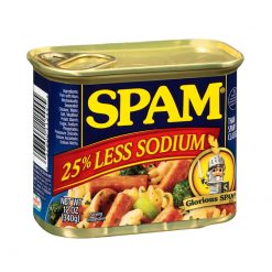Thịt heo hộp Spam 25% less sodium 340g