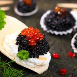 Trứng cá hồi đen Nga 220g
