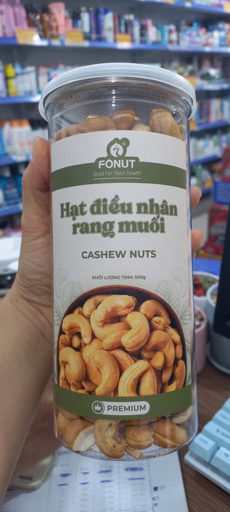 Hạt Điều Rang Muối Fonuts 500G