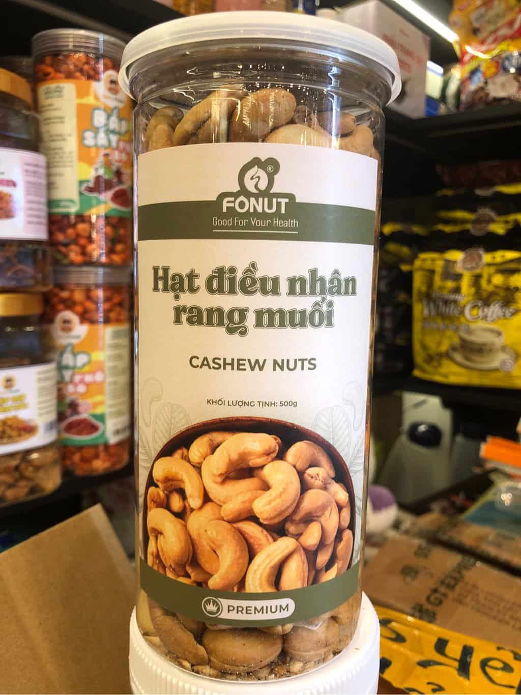 Hạt Điều Rang Muối Fonuts 500G