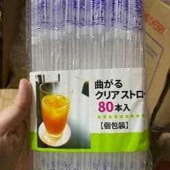 Set 80 Ống Hút Gập Cong