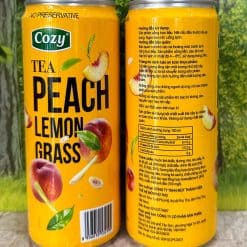 Trà Đào Sả Cozy Lon 320ml