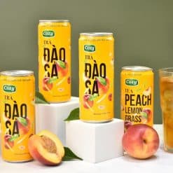Trà Đào Sả Cozy Lon 320ml