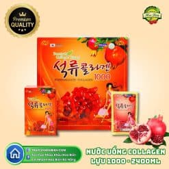 Nước Uống Collagen Lựu Hàn Quốc 1000 – 2400ml | Đẹp Da, Ngừa Lão Hóa, Dưỡng Ẩm Từ Bên Trong