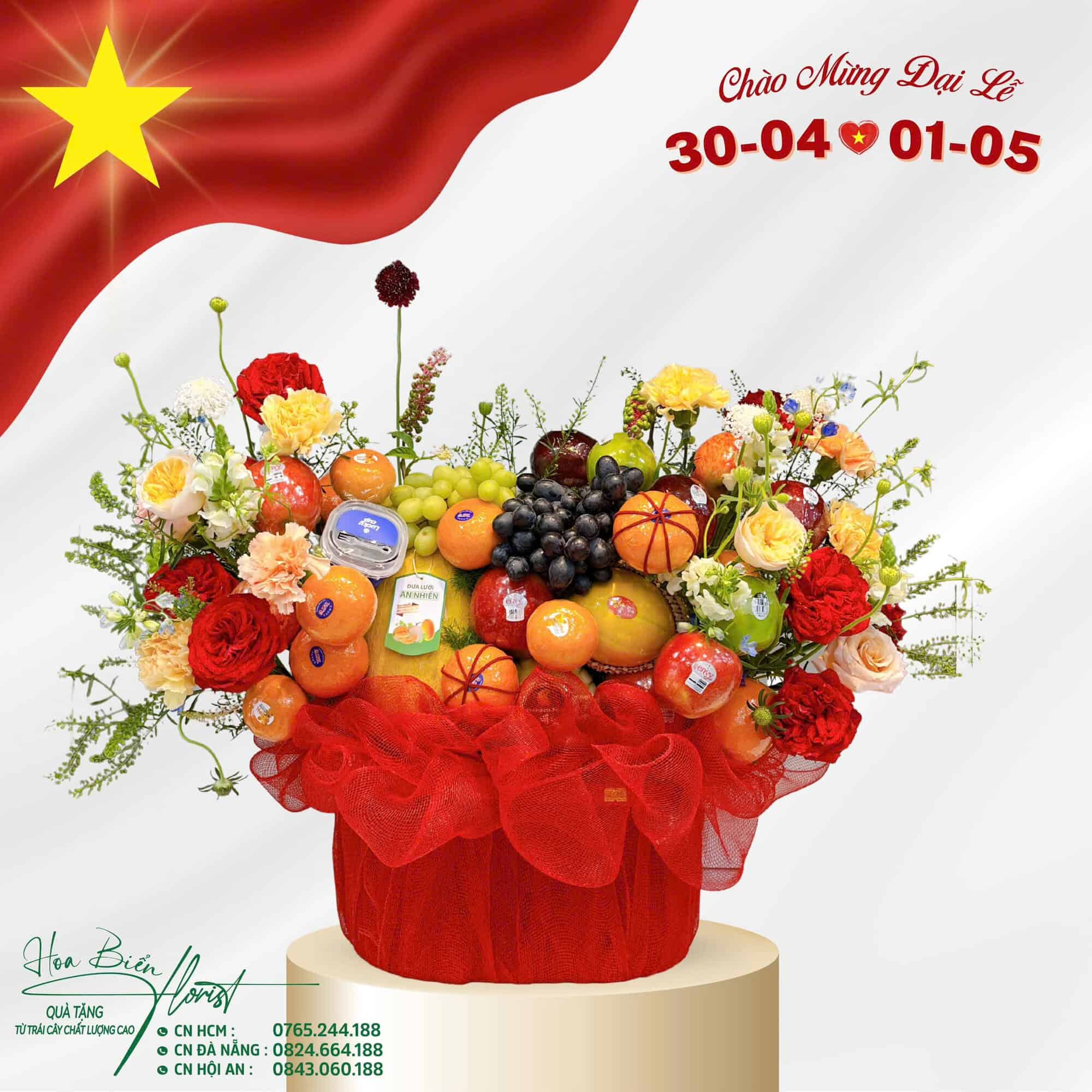 Giỏ quà Việt Nam – Mùa Hoa Tự Do và Hòa Bình