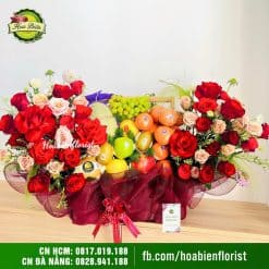 Giỏ quà trái cây mừng đại lễ 30/4 – Việt Nam Mùa Hoa Tự Do