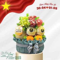 Biển - Giỏ trái cây chất lượng cao, kết hợp trái cây nhập khẩu và nội địa