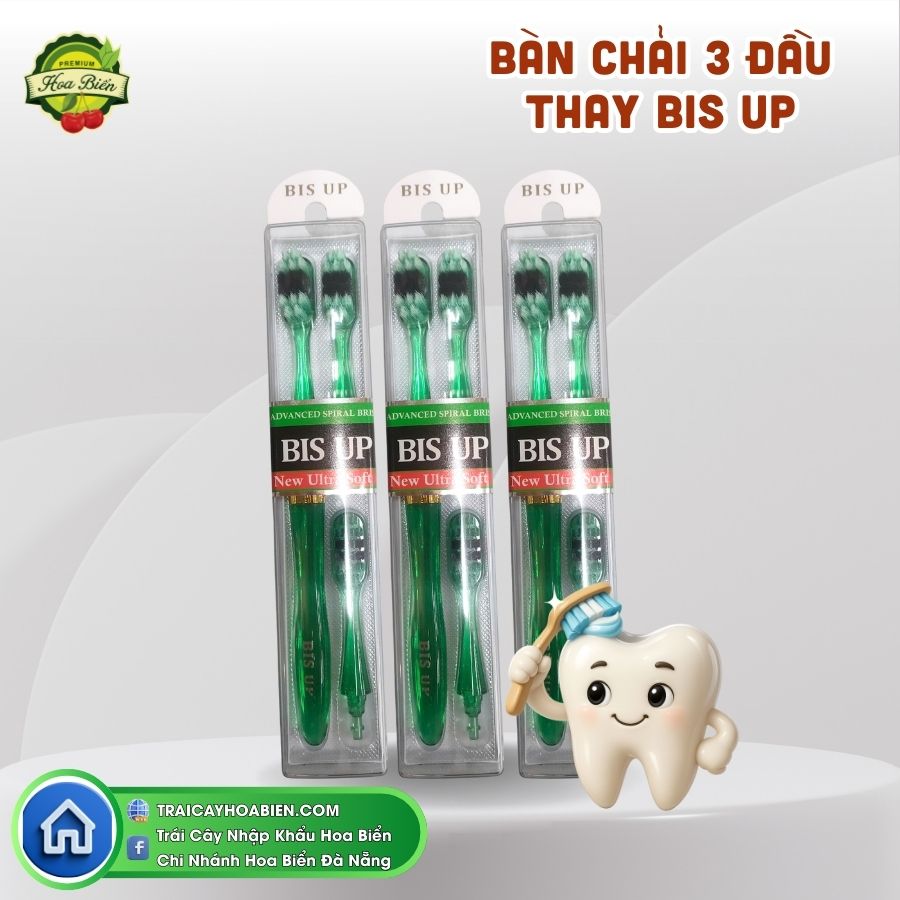Bàn chải 3 đầu thay BIS UP
