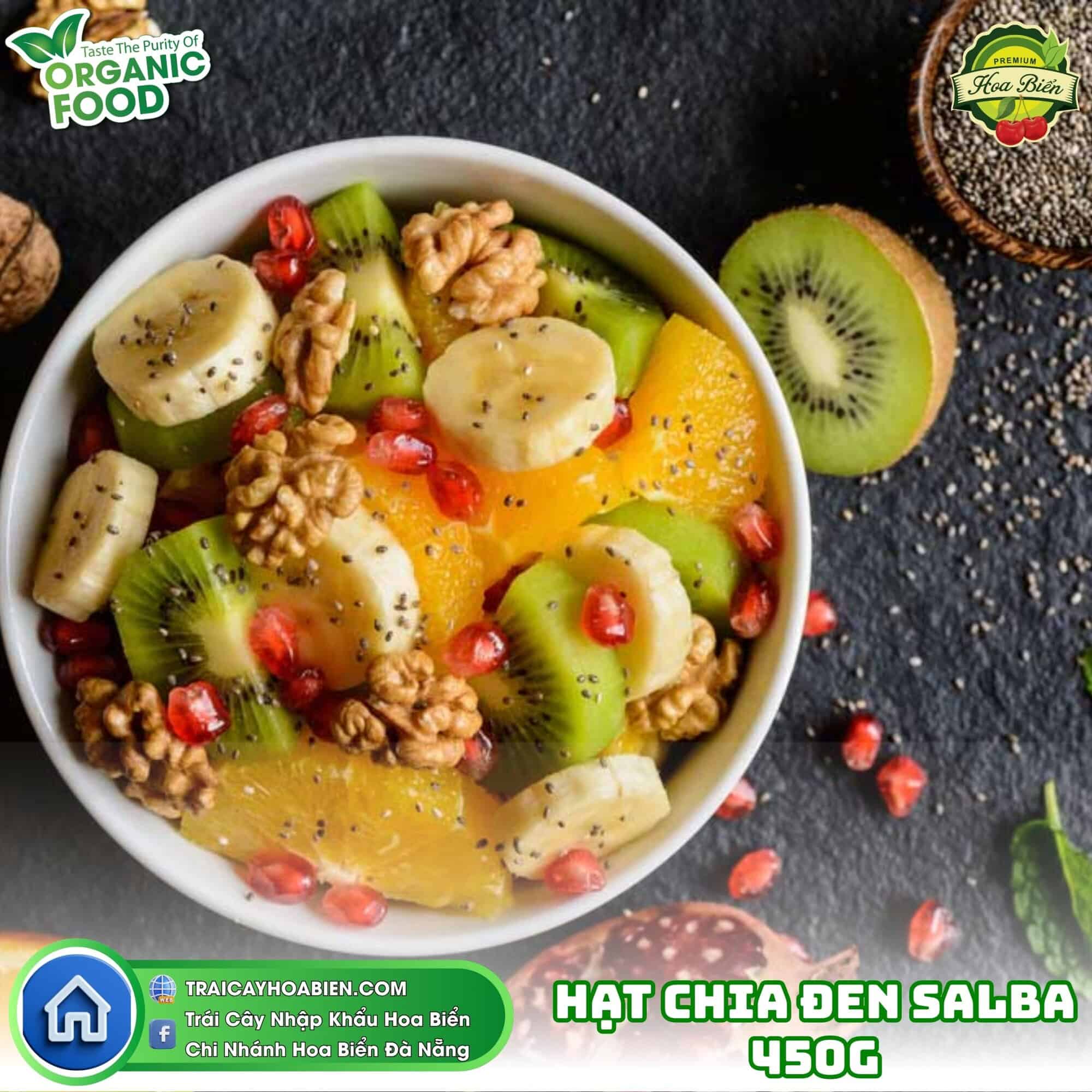 Hạt Chia Đen Salba 450G Hạt Chia Đen Salba 450G