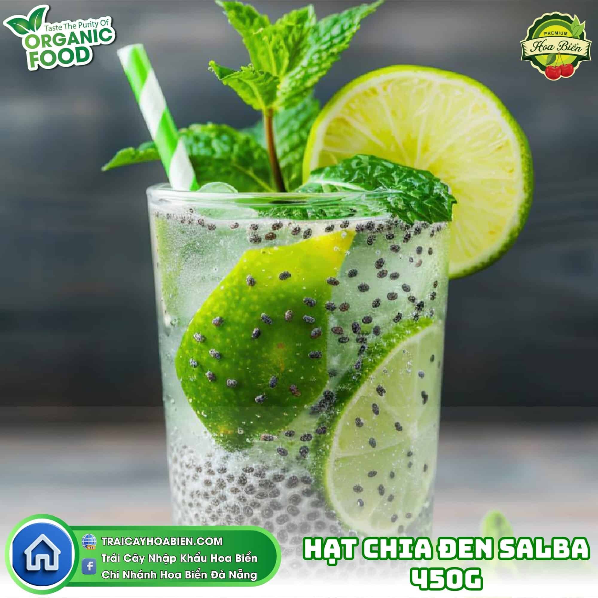 Hạt Chia Đen Salba 450G Hạt Chia Đen Salba 450G