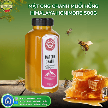 3 Mật ong chanh muối hồng Himalaya Honimore