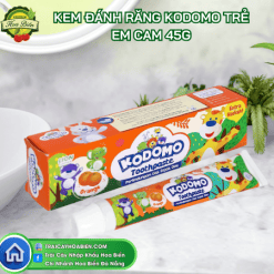 Kem đánh răng Kodomo Trẻ Em Hương Cam