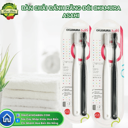 410 Bàn chải đánh răng đôi Okamura Asahi