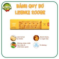 Bánh Quy Bơ Ít Đường Leibniz 200gr