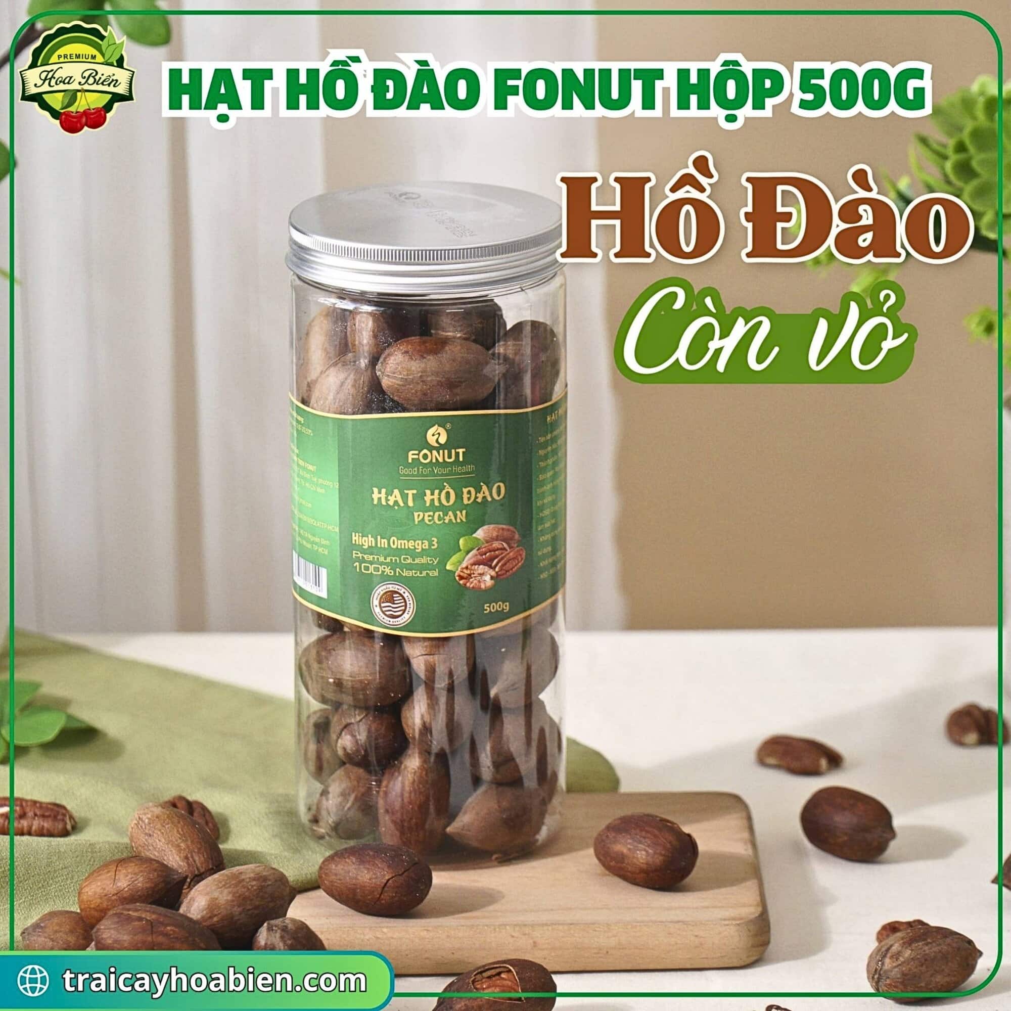 5 Hạt Hồ Đào FONUT Hộp 500g