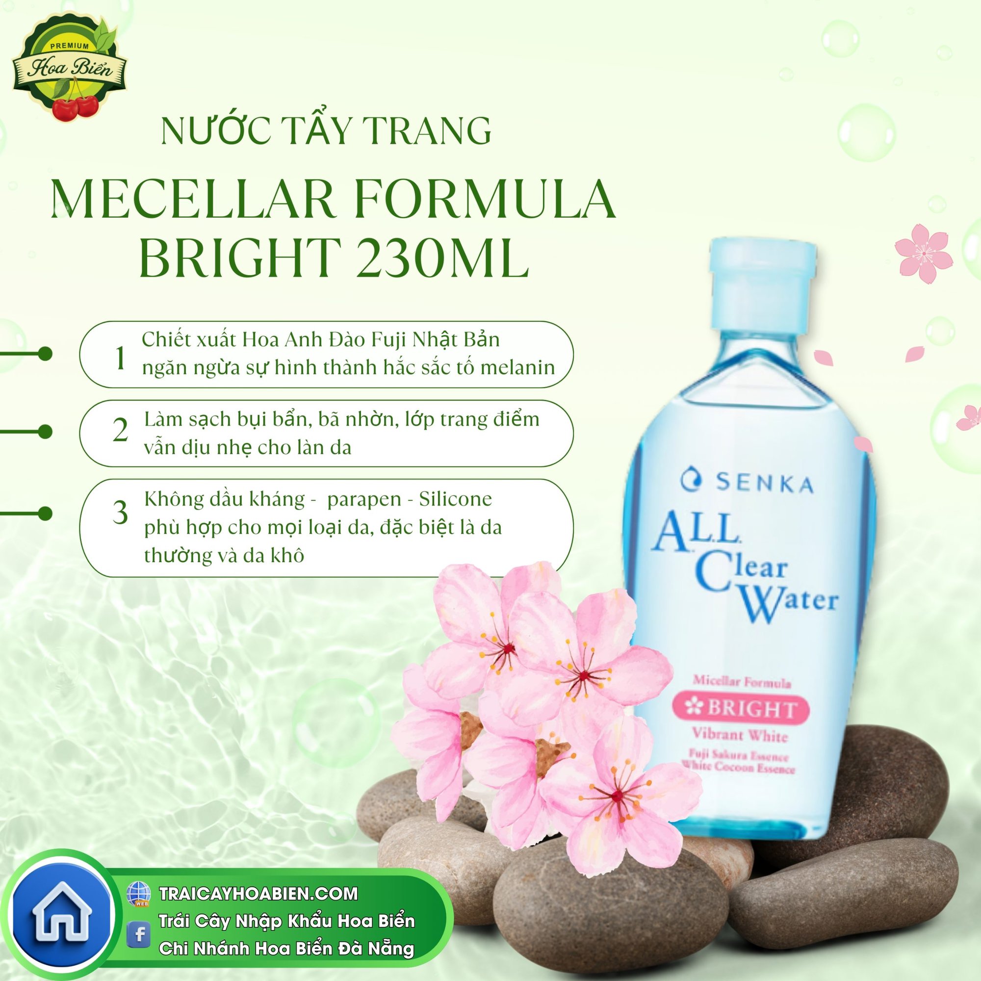 6 Nước Tẩy Trang Mecellar Formula Bright 230ml
