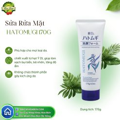Sữa Rửa Mặt Hatomugi 170g