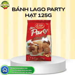 BÁNH LAGO PARTY HẠT 125G