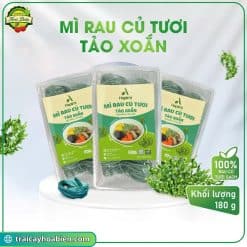 MÌ RAU CỦ TƯƠI - TẢO XOẮN HAPIMI 180G