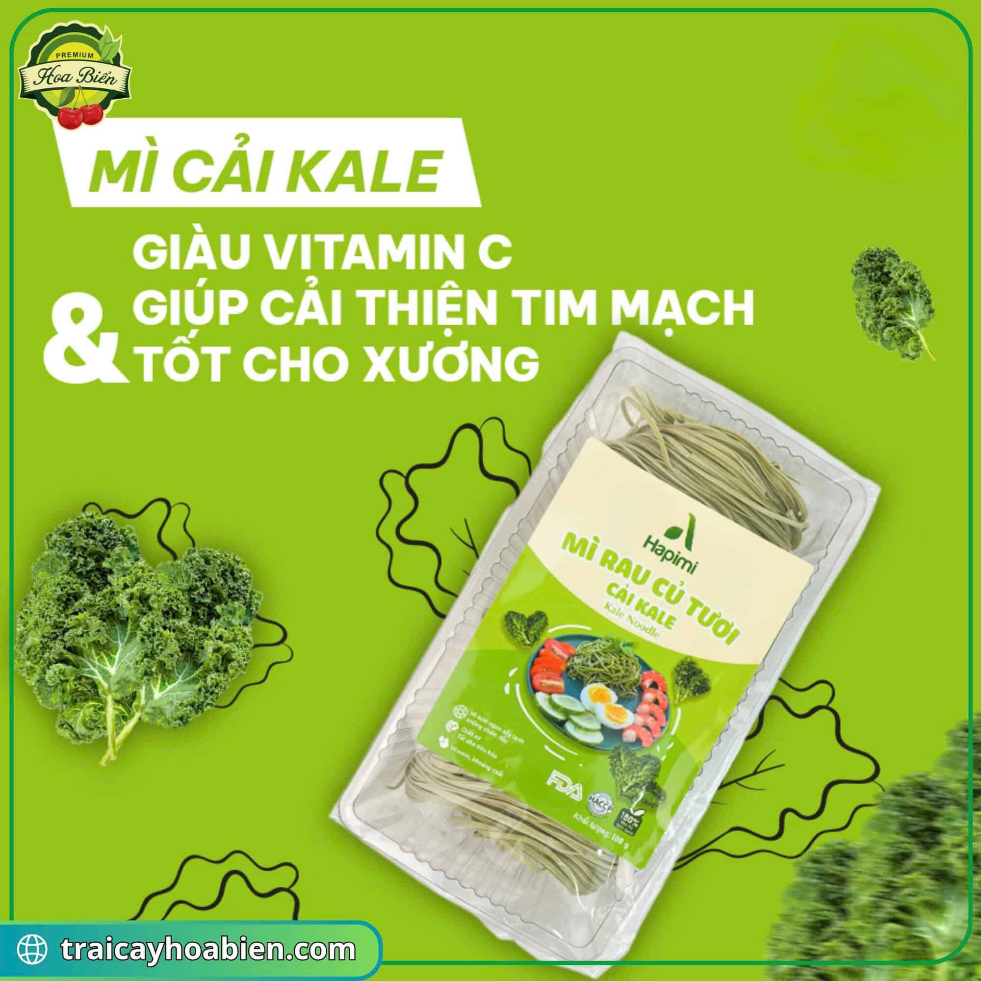 Mì rau củ sạch Hapimi