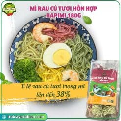 Mì rau củ không chiên dầu