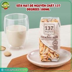 SỮA HẠT DẺ NGUYÊN CHẤT 137 DEGREES 180ML