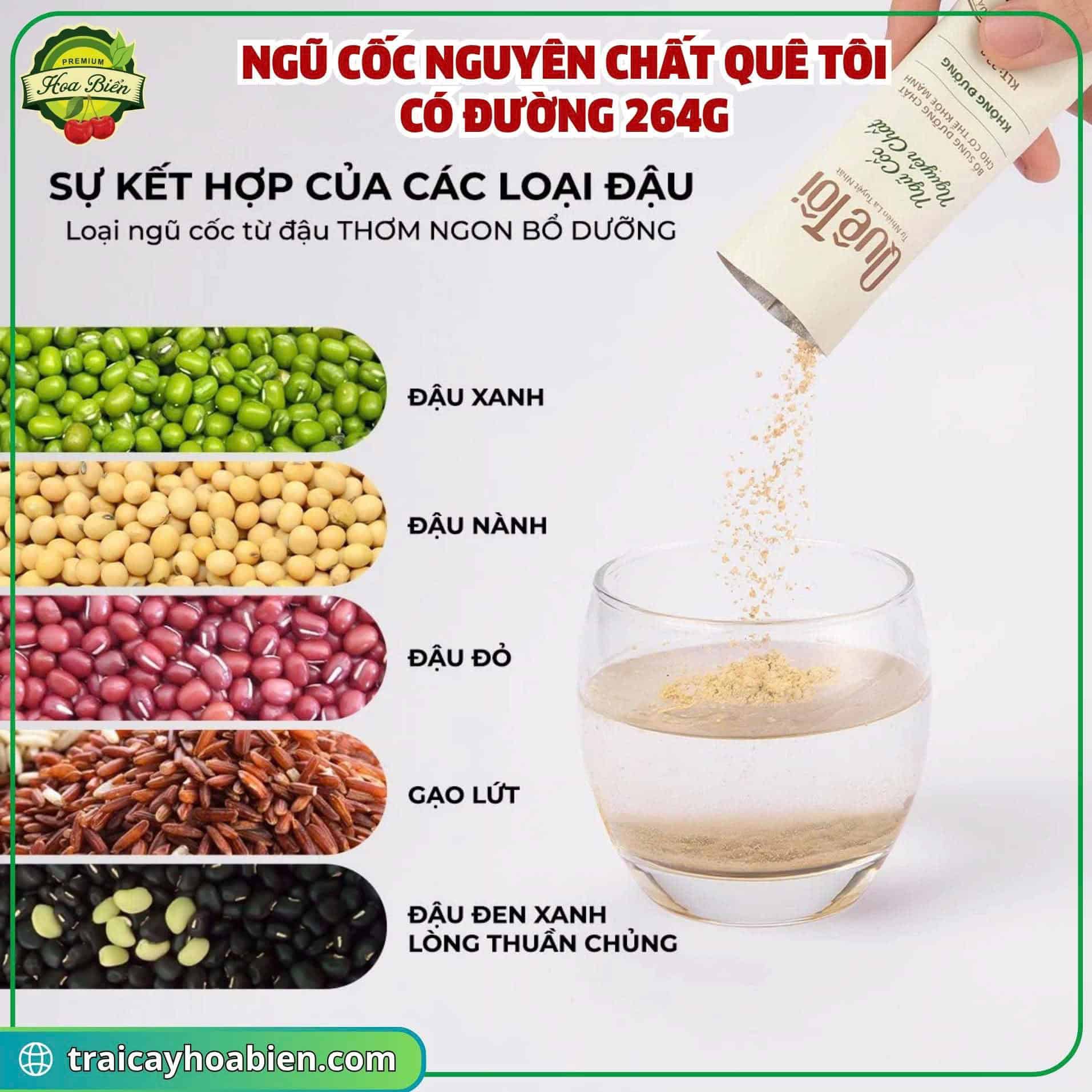 Ngũ Cốc Nguyên Chất Quê Tôi Có Đường 264G