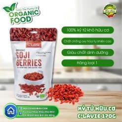 Kỷ Tử Hữu Cơ C’LaVie 170 g – Siêu Phẩm Detox & Chống Oxy Hóa Cao Cấp