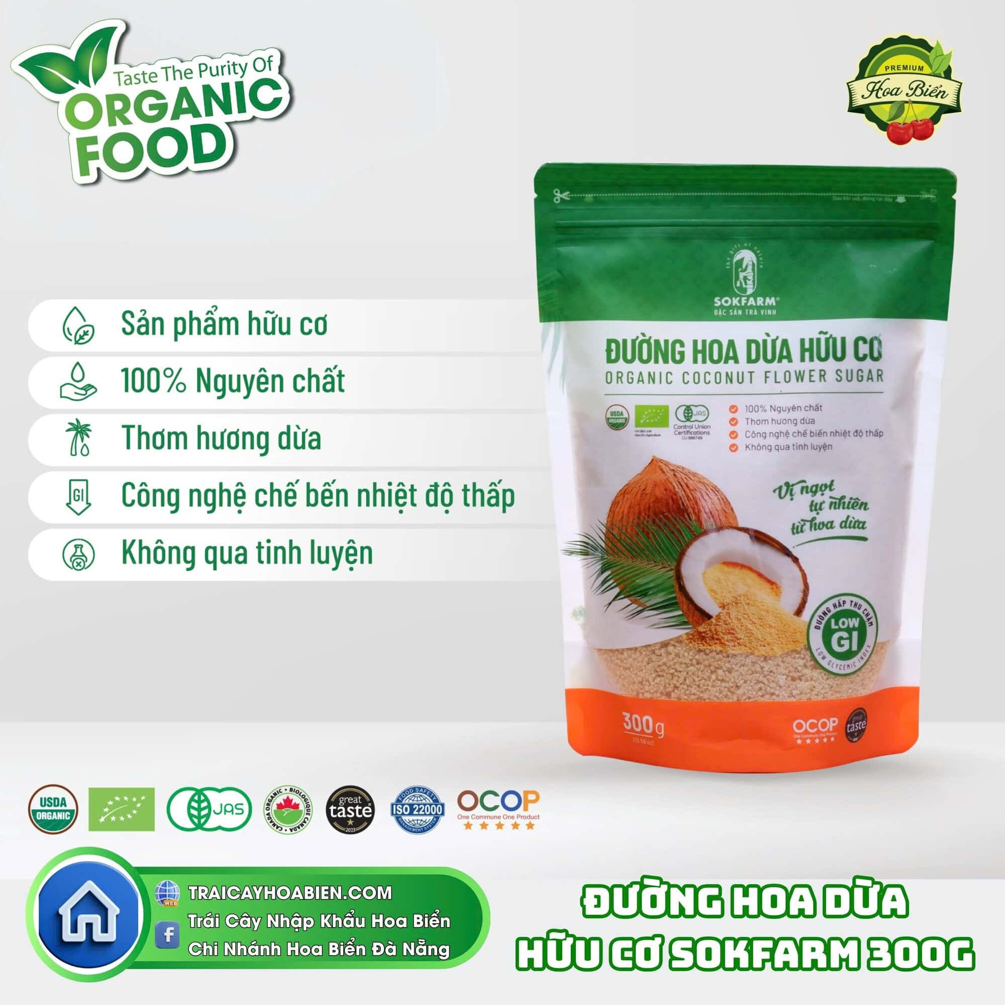 z6663506968446_fe65f7067228cd2b9d320fefd23169d9 Đường Hoa Dừa Hữu Cơ Sokfarm 300g – Vị Ngọt Tự Nhiên, Không Tinh Luyện, Chỉ Số Đường Huyết Thấp