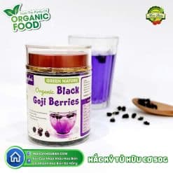 Hắc Kỷ Tử Hữu Cơ 50g – Siêu Thực Phẩm Chống Oxy Hóa Mạnh, Đổi Màu Tuyệt Đẹp Khi Ngâm Nước