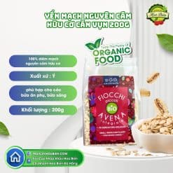 Yến Mạch Nguyên Cám Hữu Cơ Cán Vụn 200g – SOTTO