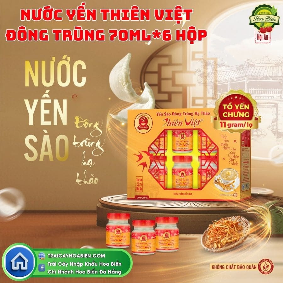 1 Nước yến Thiên Việt Đông Trùng Hạ Thảo