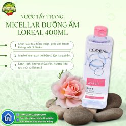 Nước Tẩy Trang Micellar Dưỡng Ẩm L’Oréal 400ml