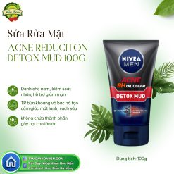 Sữa Rửa Mặt Acne Reduction Detox Mud 100g