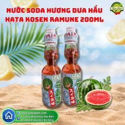 Nước soda hương dưa hấu Hata Kosen Ramune 200ml