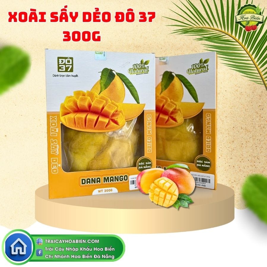 106 Xoài sấy dẻo Đô 37 hộp giấy 300g