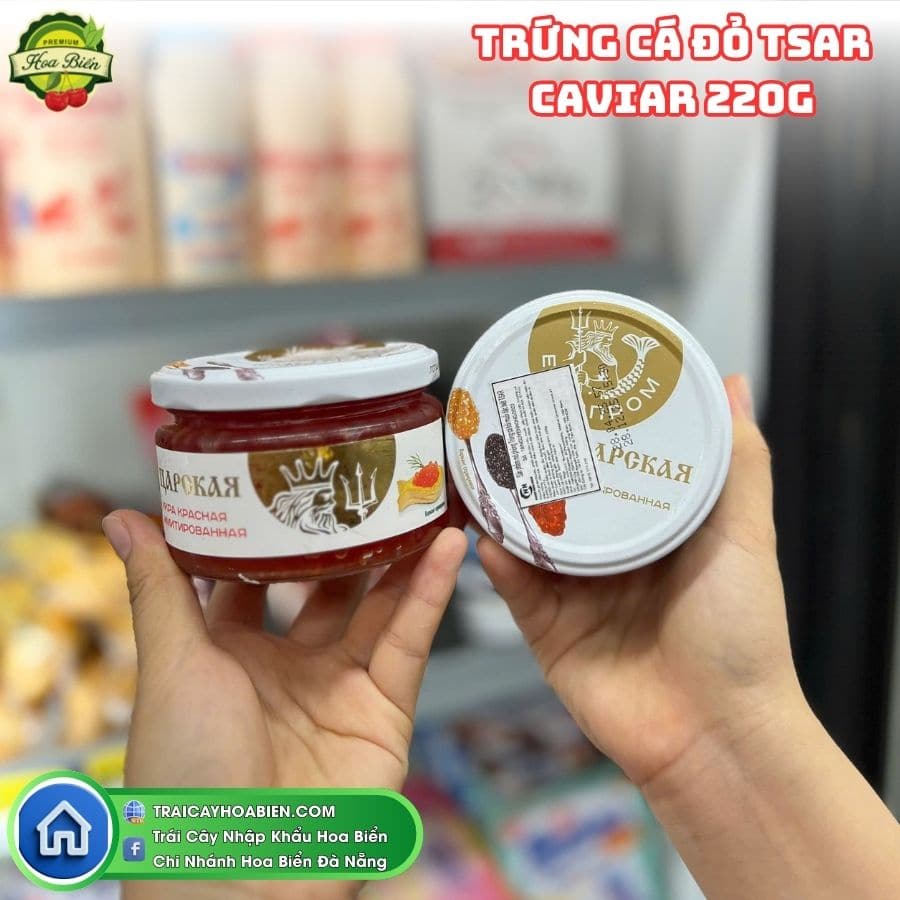 114 Trứng Cá Đỏ Tsar Caviar 220g