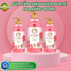 Sữa Tắm Purité Dưỡng Da Mềm Mịn Hương Hoa Hồng