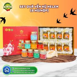 Set Quà Yến Hũ Helen (8 Hũ/Hộp)