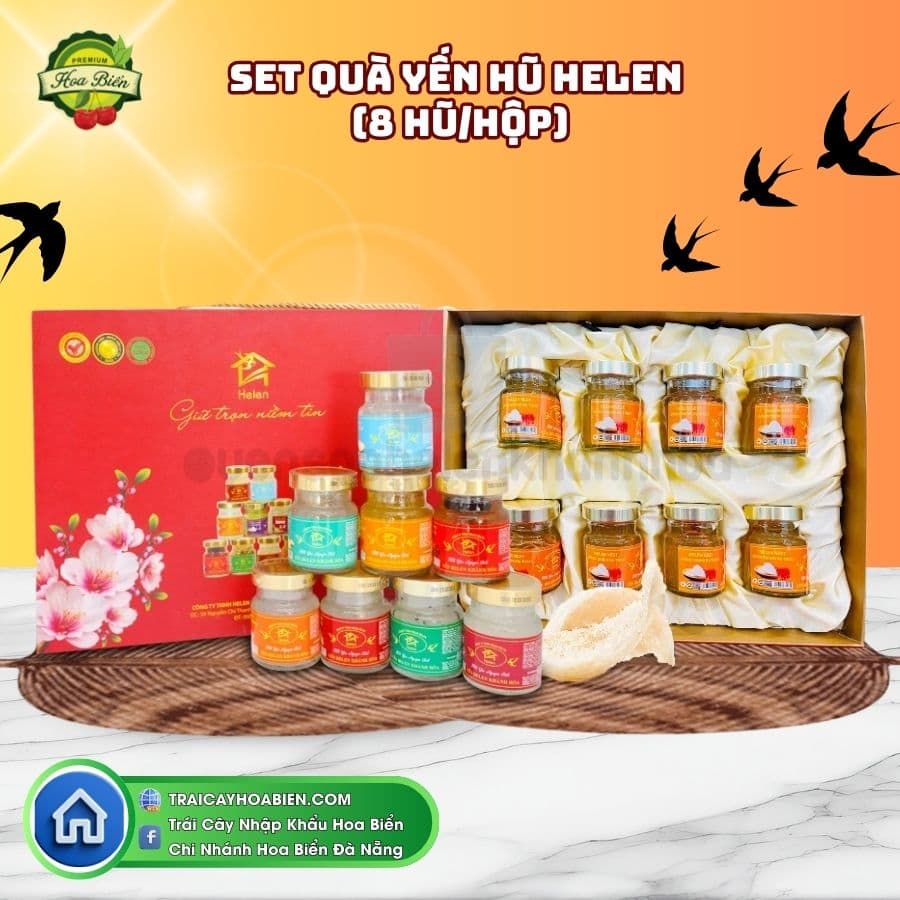 17 Set Quà Yến Hũ Helen (8 Hũ/Hộp)