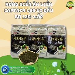 Rong biển ăn liền Captain Lee vị dầu bơ 12g