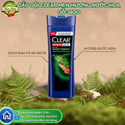 Dầu Gội Clear Men Hương Nước Hoa Gỗ