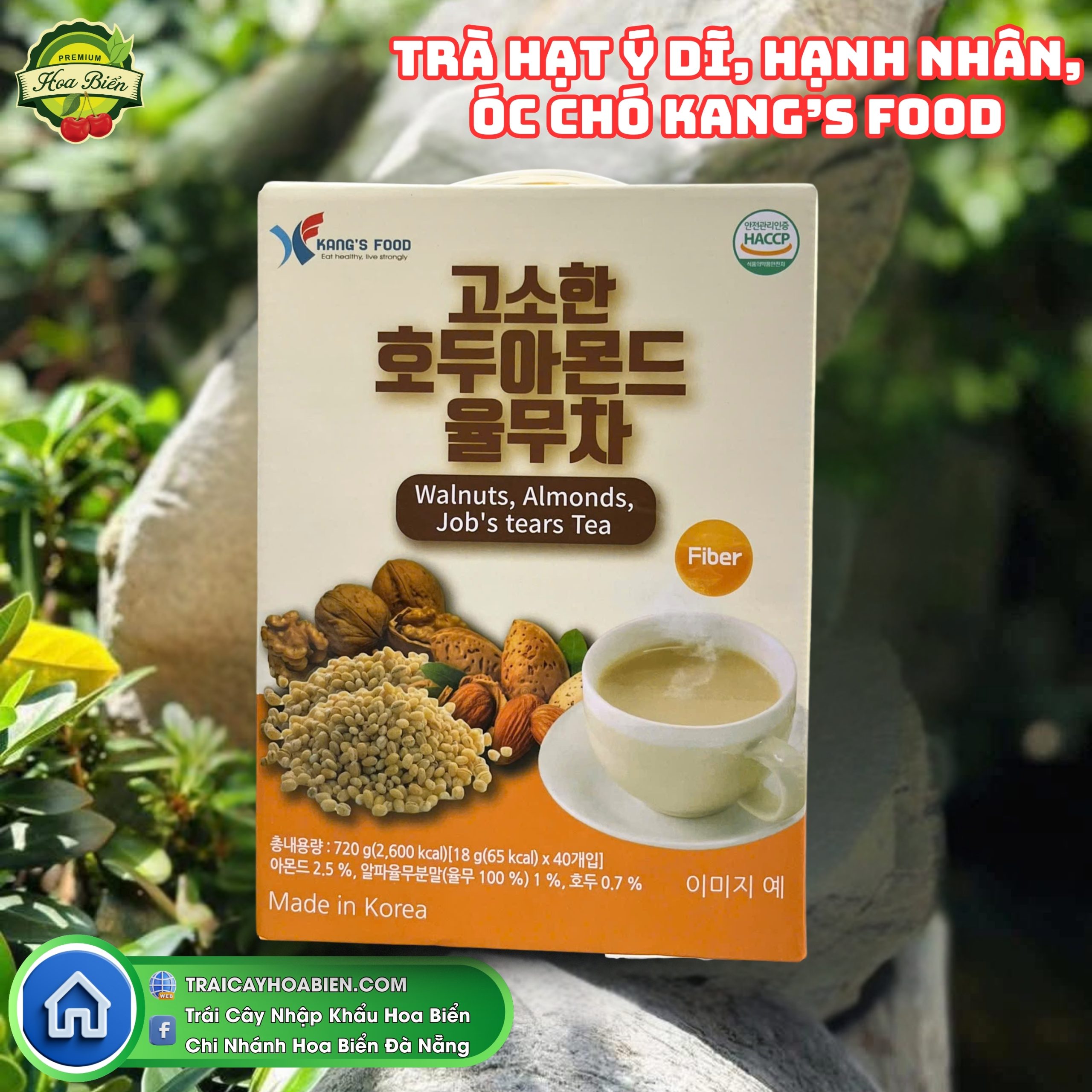 25 Trà Hạt Ý Dĩ Hạnh Nhân Óc Chó Kang’s Food