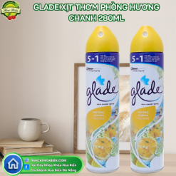Xịt Thơm Phòng Glade Hương Chanh