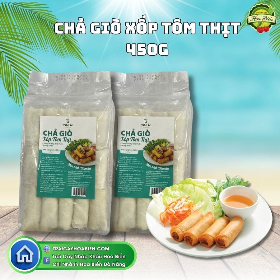 303 Chả Giò Xốp Tôm Thịt 450g