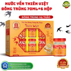 Nước Yến Thiên Việt Đông Trùng 70ML*6 Hộp