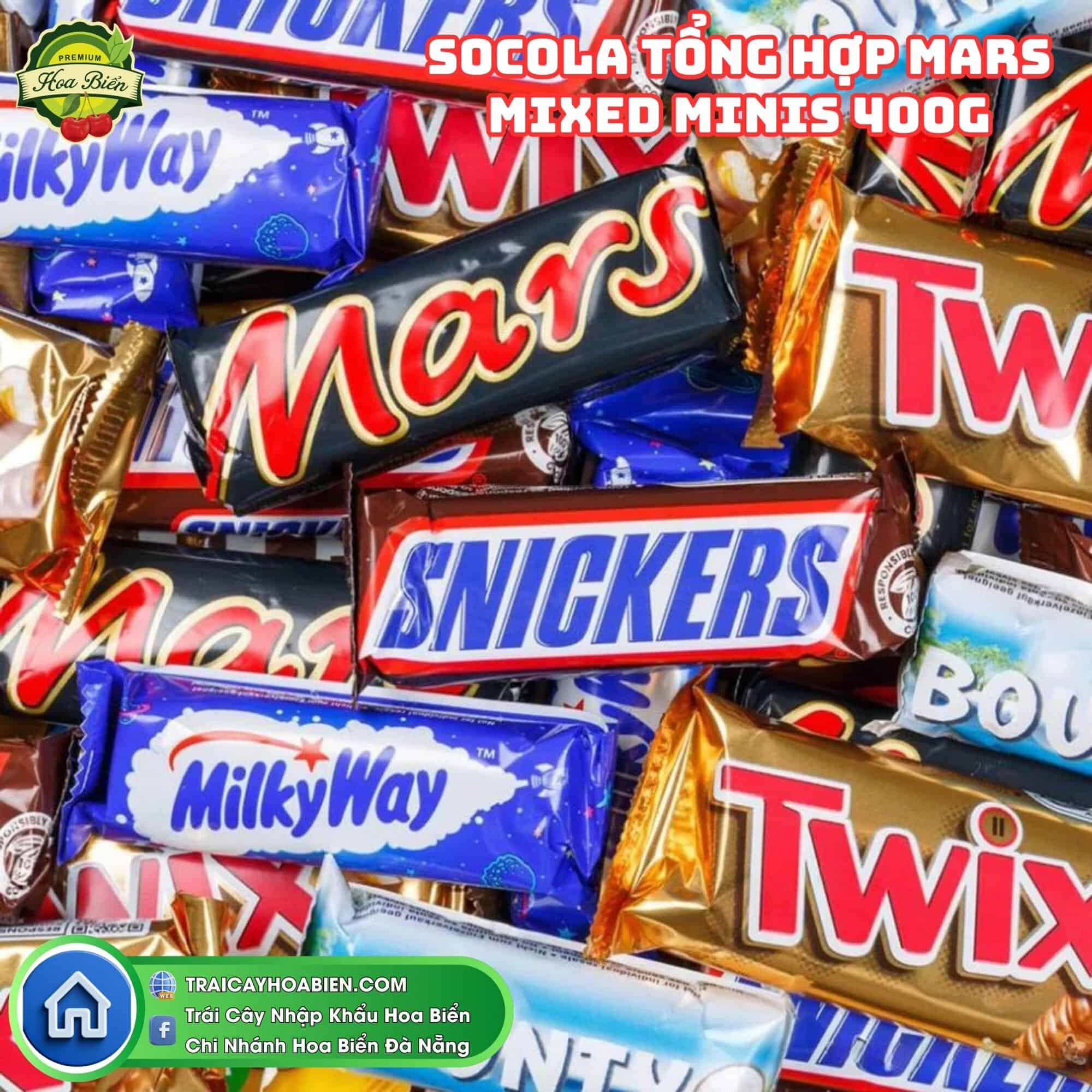 43 Socola Tổng Hợp Mars Mixed Minis 400g