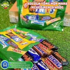 Combo 5 loại socola mini Mars Mixed Minis 400g