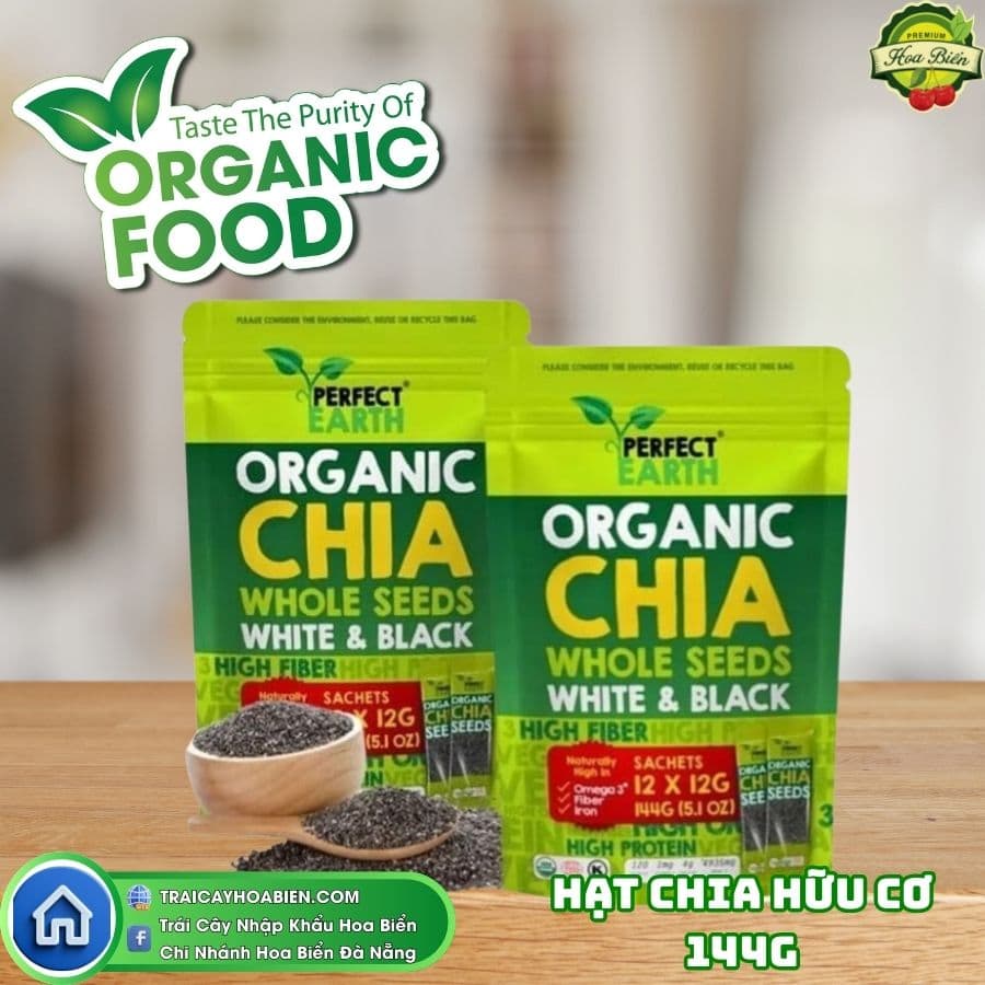56 Hạt chia hữu cơ 144g