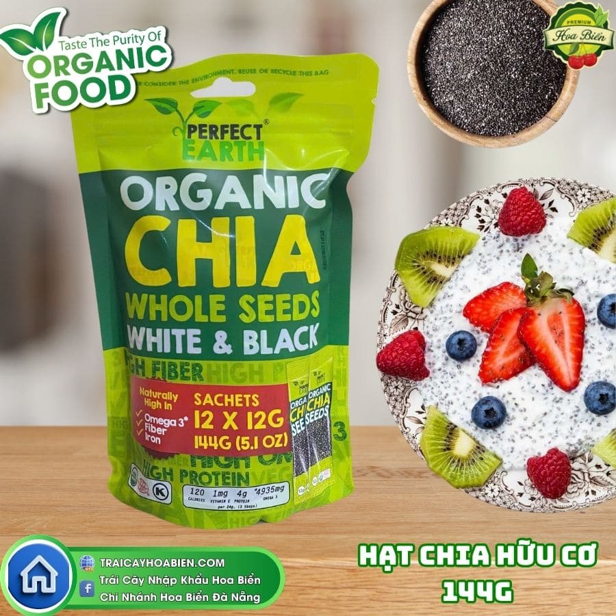 Hạt chia hữu cơ 144g